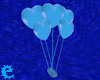 [E] Blue Heart Balloons