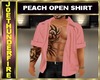 Peach Open Shirt