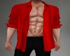 Open Red Shirt