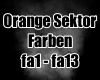Orange Sektor Farben