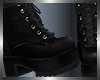 Dark Black Boots