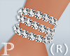 Silver White Bracelet-R
