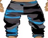 Blue Camo Pants M