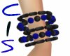 CIS*Blu&Black Bracelet(: