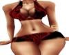 NEW BLACK/RED BIKINI DEL