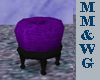 *MM* Purple foot stool