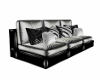 Silver & Black Sofa
