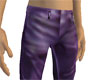 Purple wrinkle pants