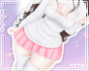 琴. Cozy fit wht pink