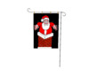 Santa in chimney sign