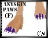 Anyskin Paw feet PurPle