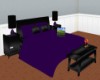 Purple/Black Bed w/Poses