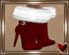 Ⓣ Red Winter Boots
