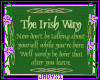 The Irish Way Pub Sign