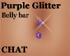 c]Purple Glitter Piercin