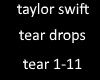 taylor swift teardrops
