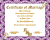 Certificate of Marriage