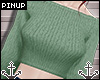⚓ | Knit Crop Green