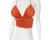 orange knit top