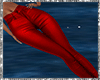 cLEATHER PANTS RED RL