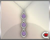 *SC-Demi Necklace Purple