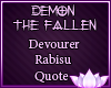 DTF: Devourer/Rabisu