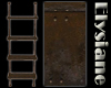 {E} Steampunk Rust Shelf