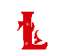 Letter L (2) Red Sticker