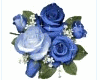 Blue Roses Sticker
