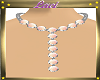 Peach Silver Necklace~L