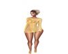 yellow thigh high boots