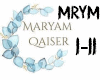 6v3| Qaiser - Maryam