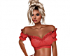 Babi Red Ruffles Top