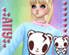 ! #A Kawaii Skull Blue