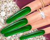 Green Rings Nails