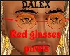 glasses red pirats