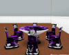 purle and black table