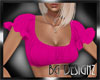 [BGD]Frilly Tee-Hot Pink