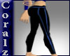 Blue Bling Bling Legging