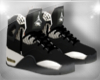 White&Black Jordans 4