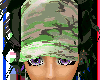 BB* green camoflage hat