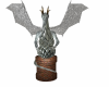 Silver Dragon Statue