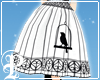 Birdcage Skirt - White