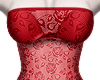 Lace dress red