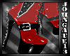 PvC Spiked Red Boots