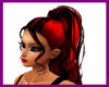 Hair Iris - red/black