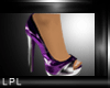 casual heels purple