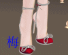 梅 glam red heels