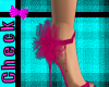 Pink Emo Wedding Shoes