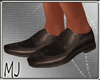 Brown dress shoes